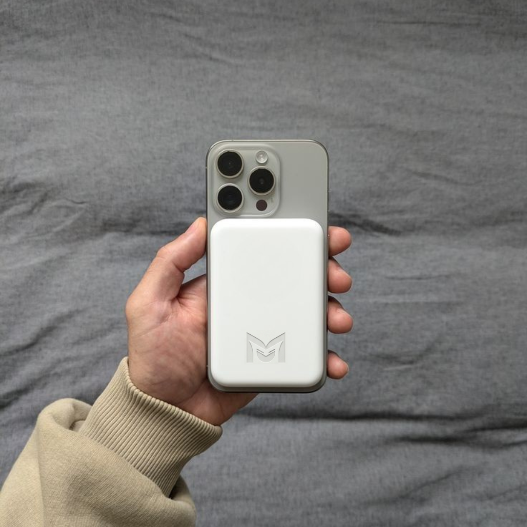MAGEORA POWERBANK MAGSAFE BLANC 5000mAh