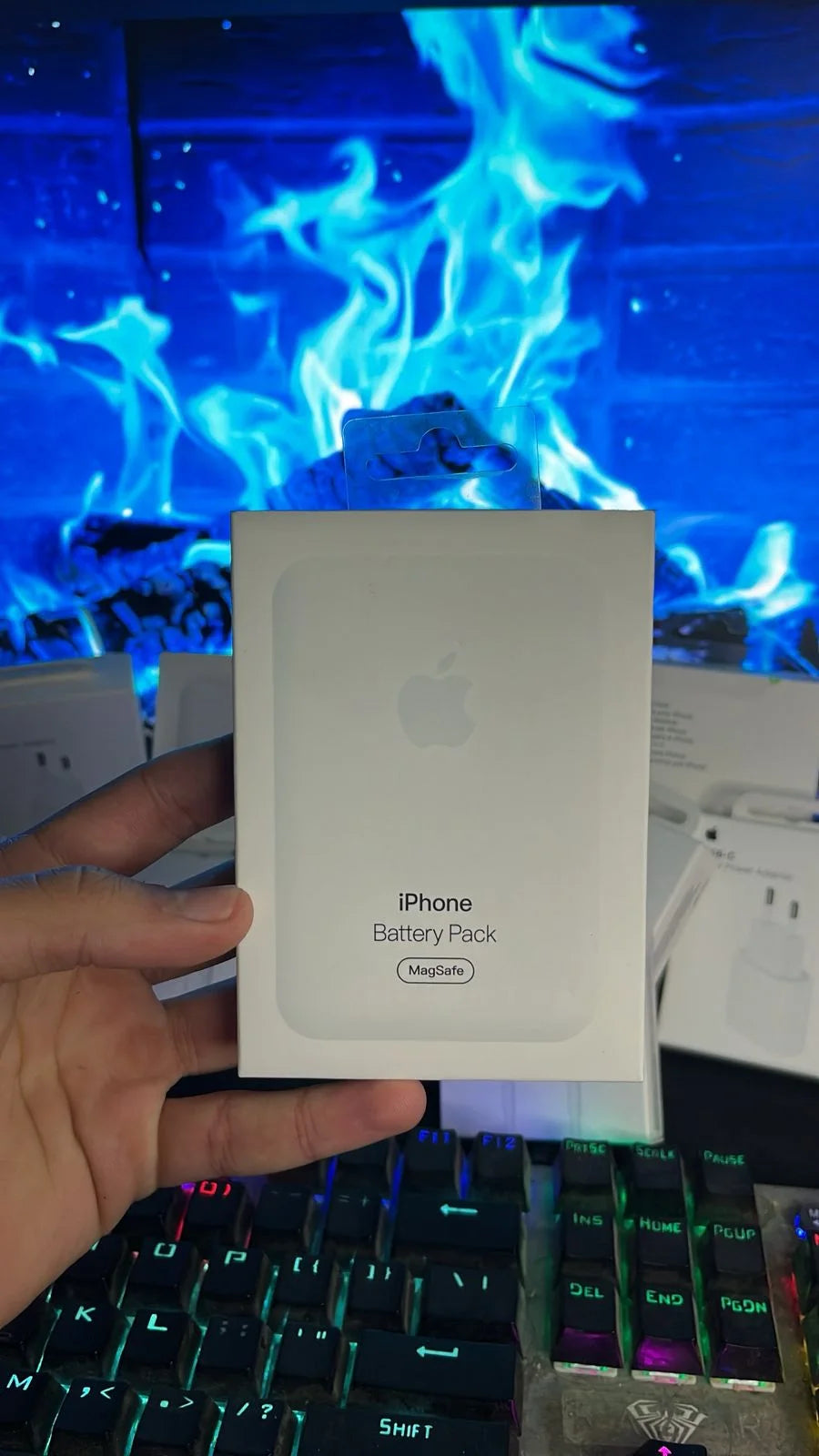 POWERBANK MAGSAFE BLANC 5000mAh