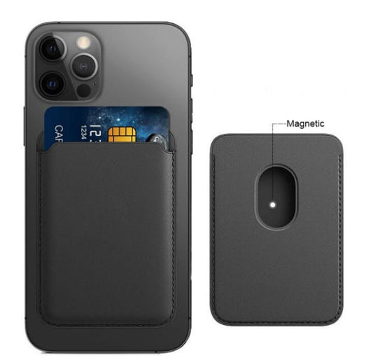 MagSafe Leather Wallet Card Case Holster For iPhone